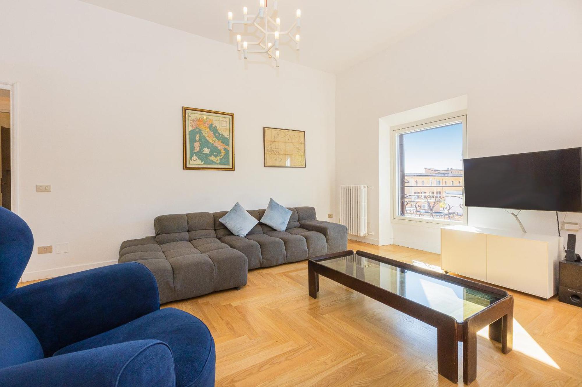 Giulio Cesare Penthouse Rental In Рим Экстерьер фото