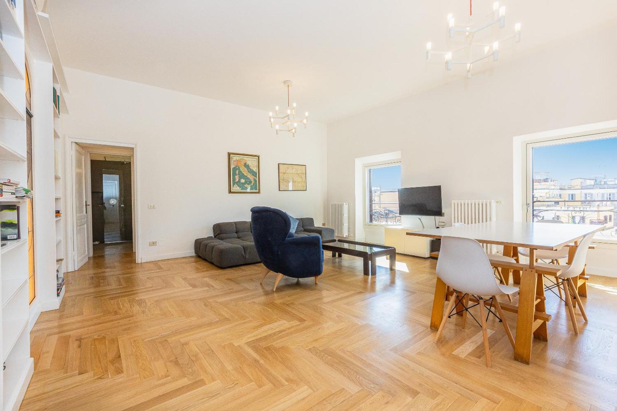 Giulio Cesare Penthouse Rental In Рим Экстерьер фото